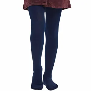 6 Pack Girls Stockings Footed Tights Toddler Ballet Dance Pantyhose Uniform Navy