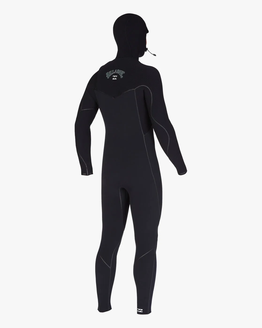 6/5 Furnace Chest Zip Hooded Full Wetsuit - Black