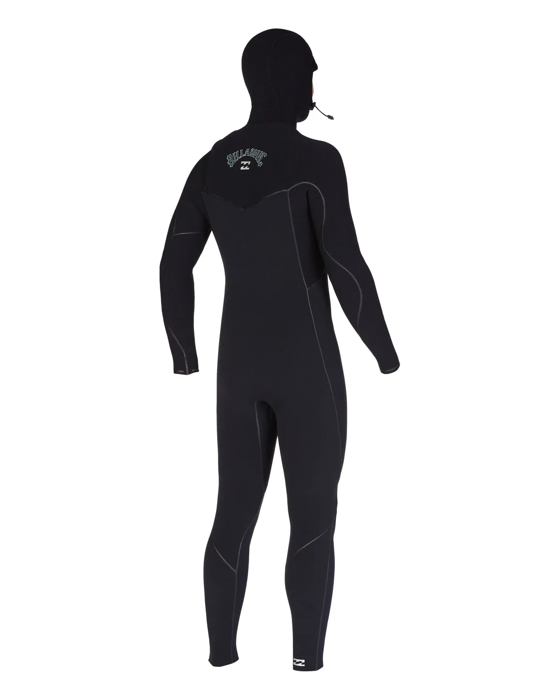 6/5 Furnace Chest Zip Hooded Full Wetsuit - Black