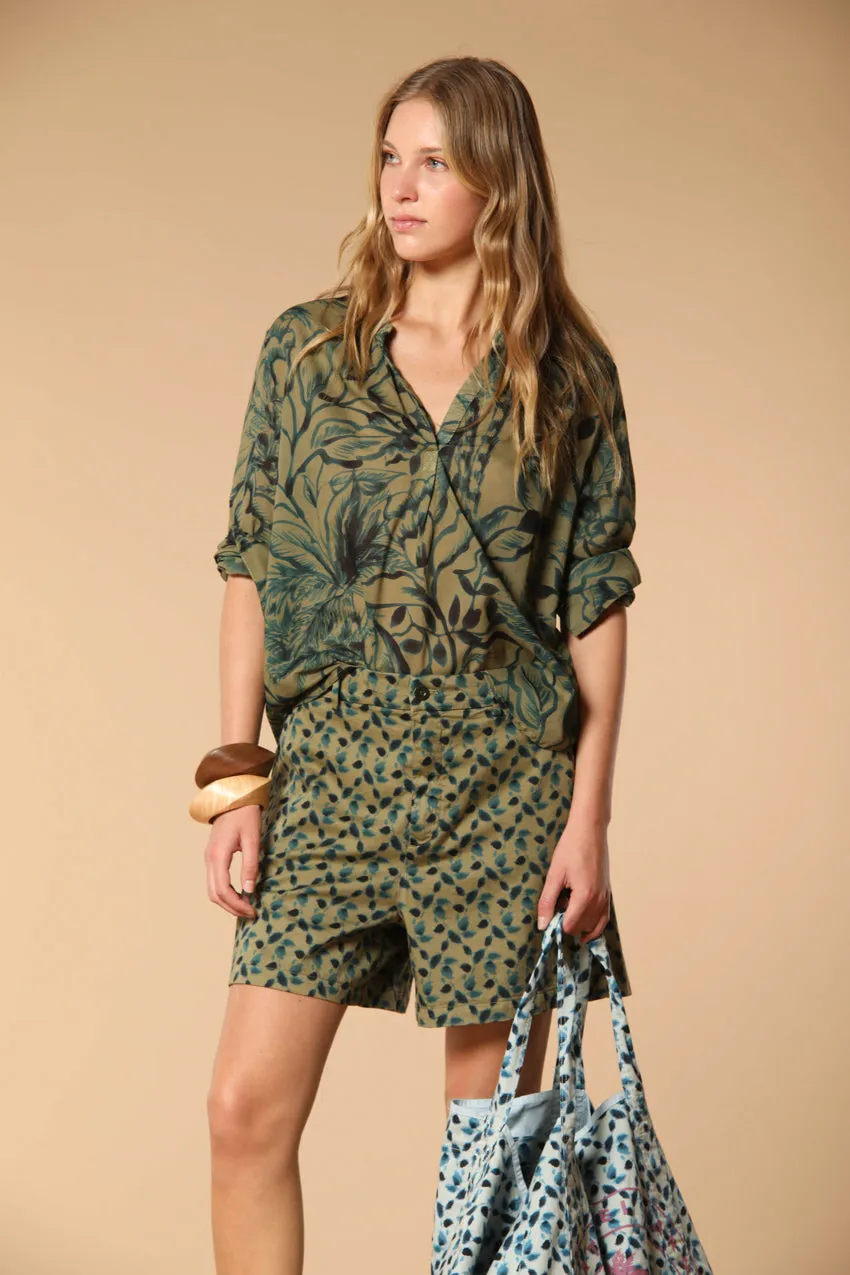 ADELE SHIRT IN FLORAL PRINT GREEN
