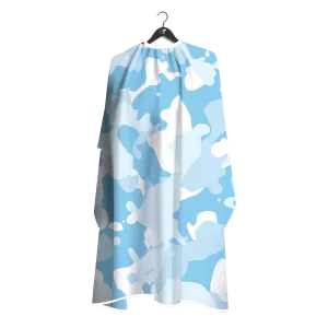 Barber Flow Camo Cape - Baby Blue