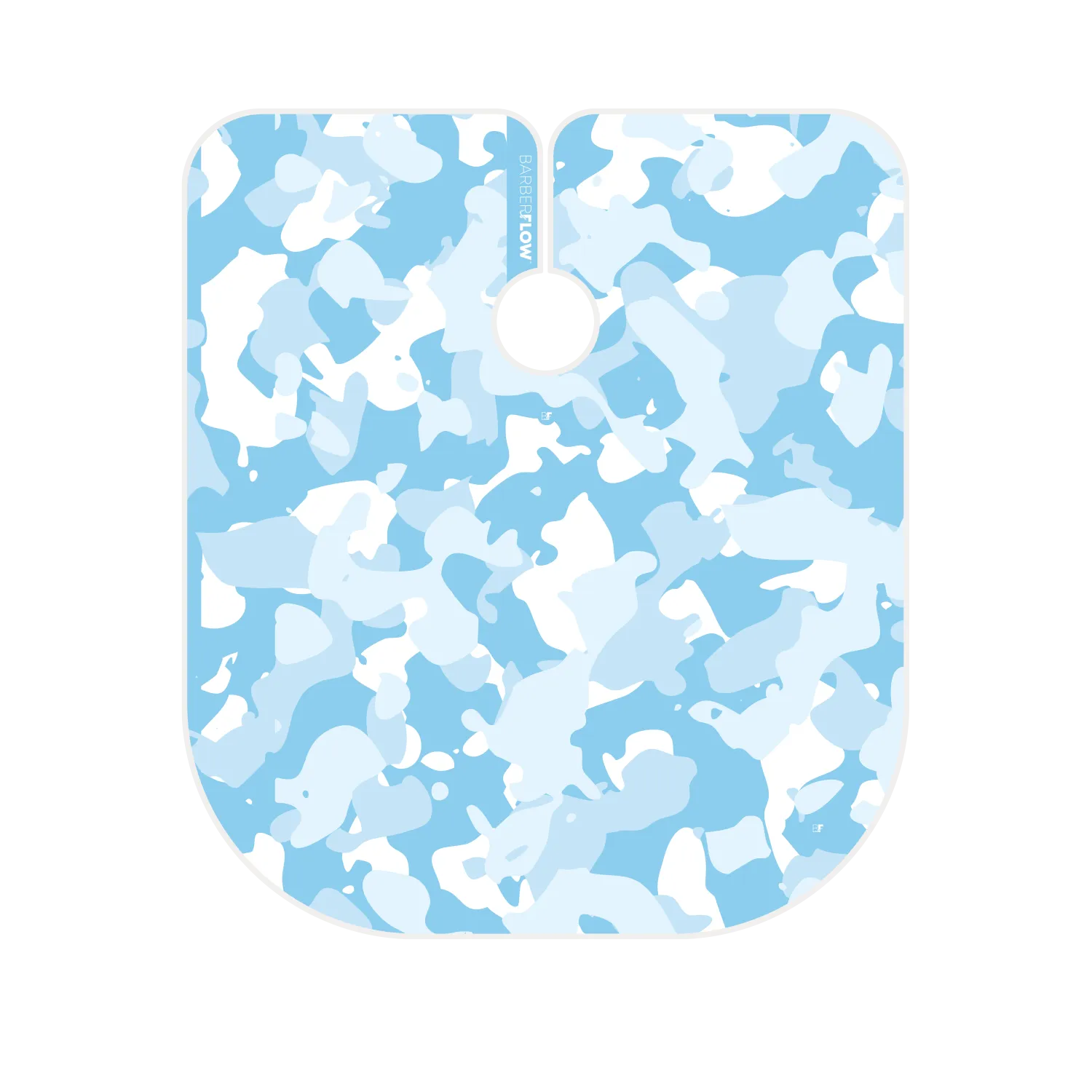 Barber Flow Camo Cape - Baby Blue