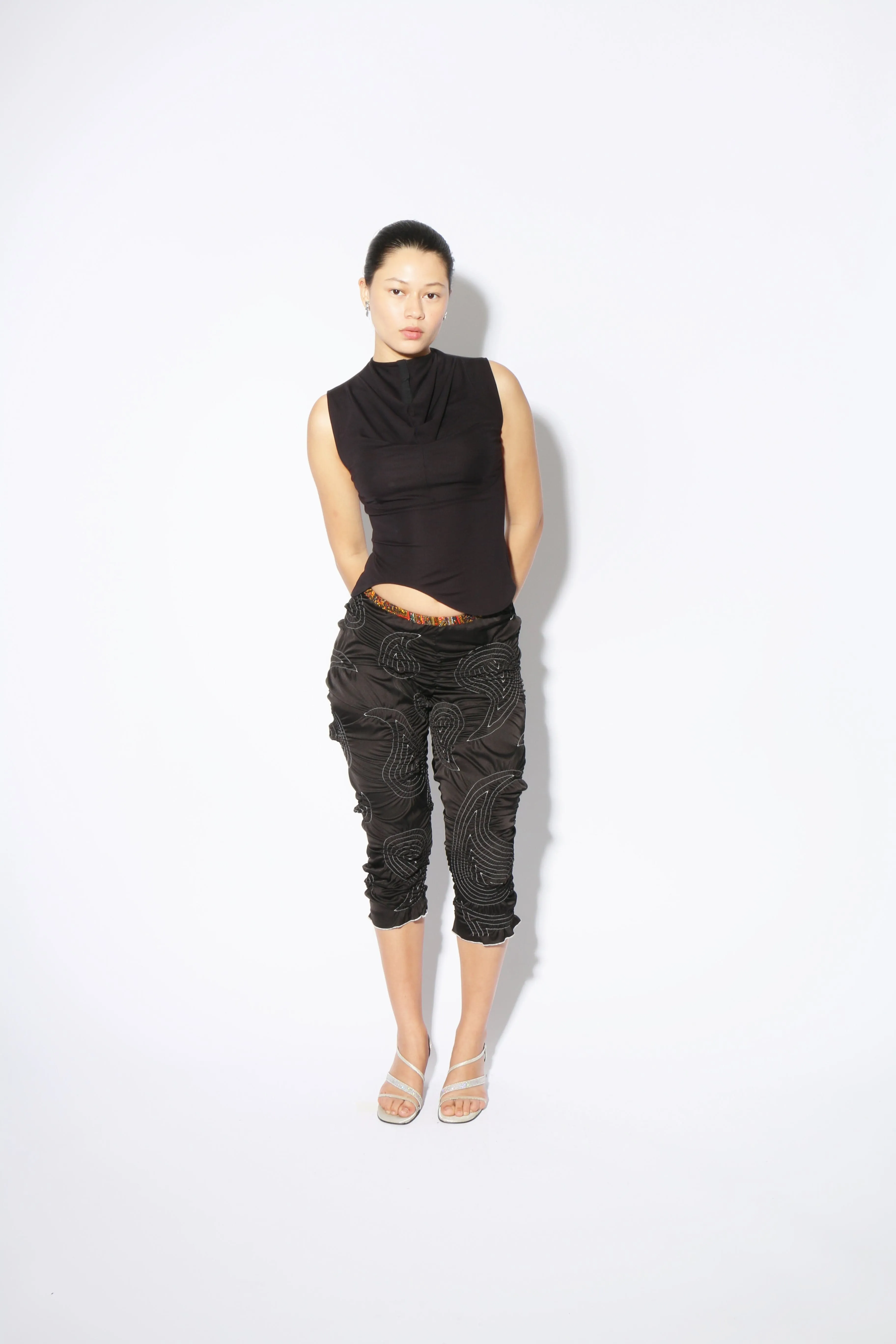 Black Parda Top