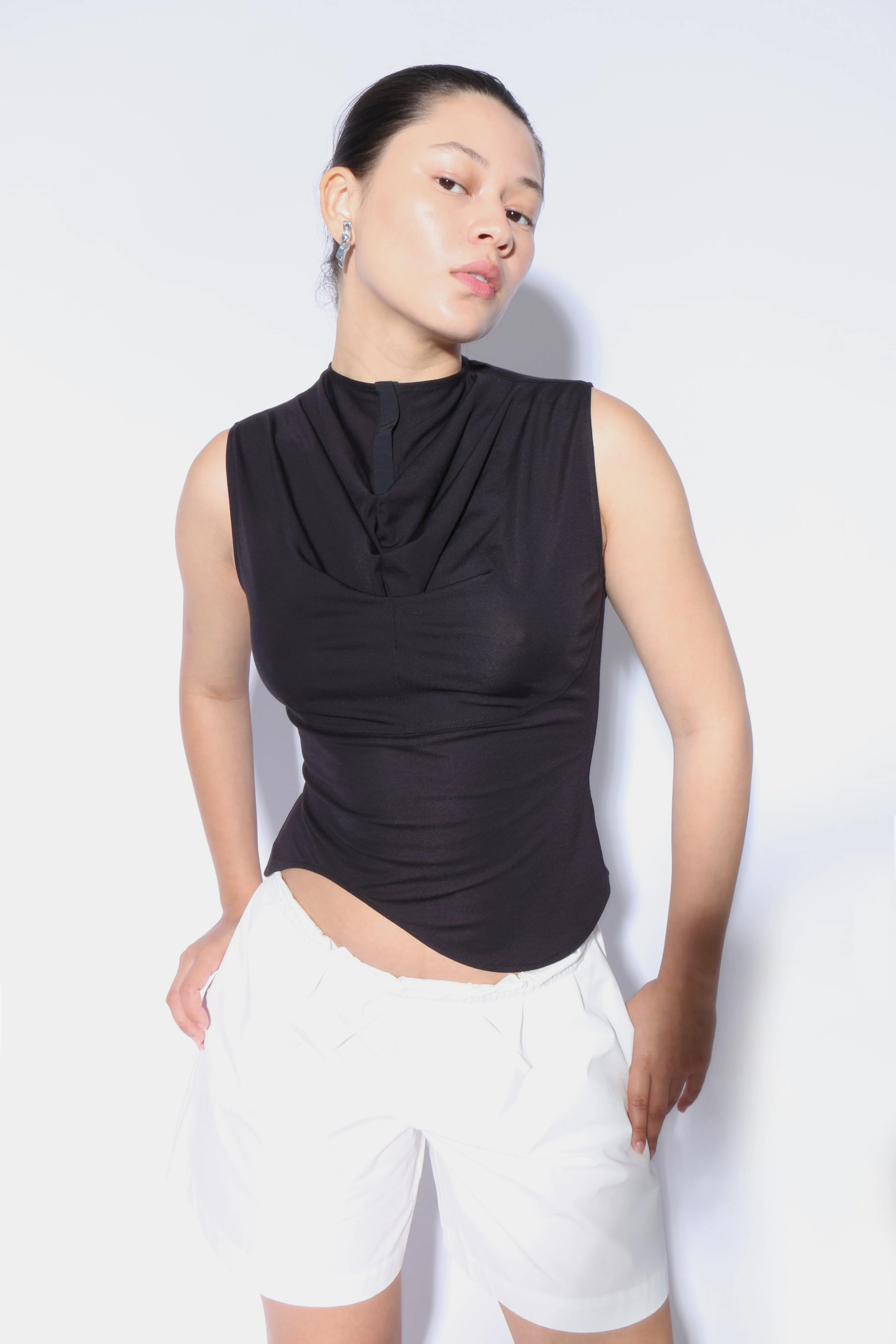 Black Parda Top
