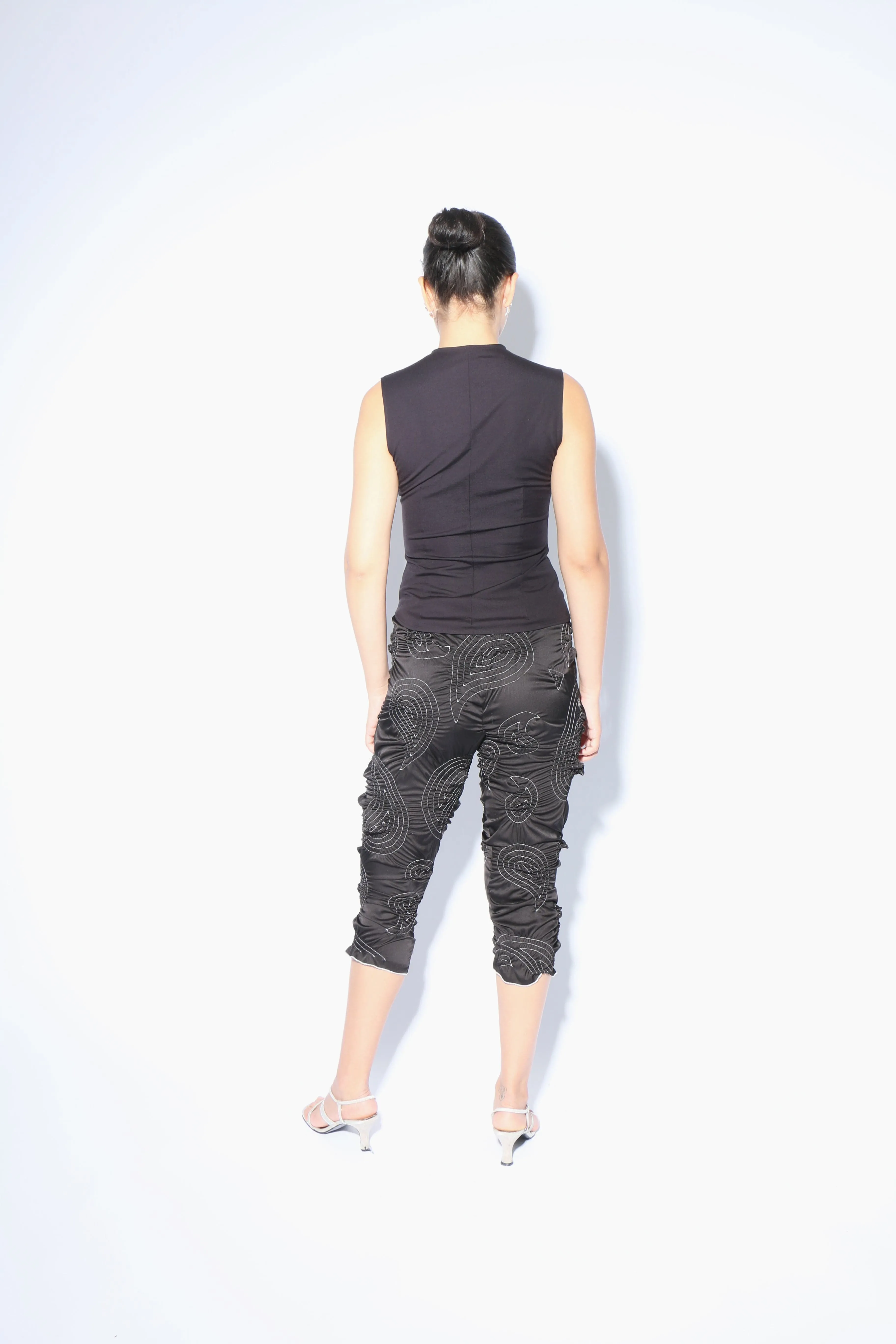 Black Parda Top