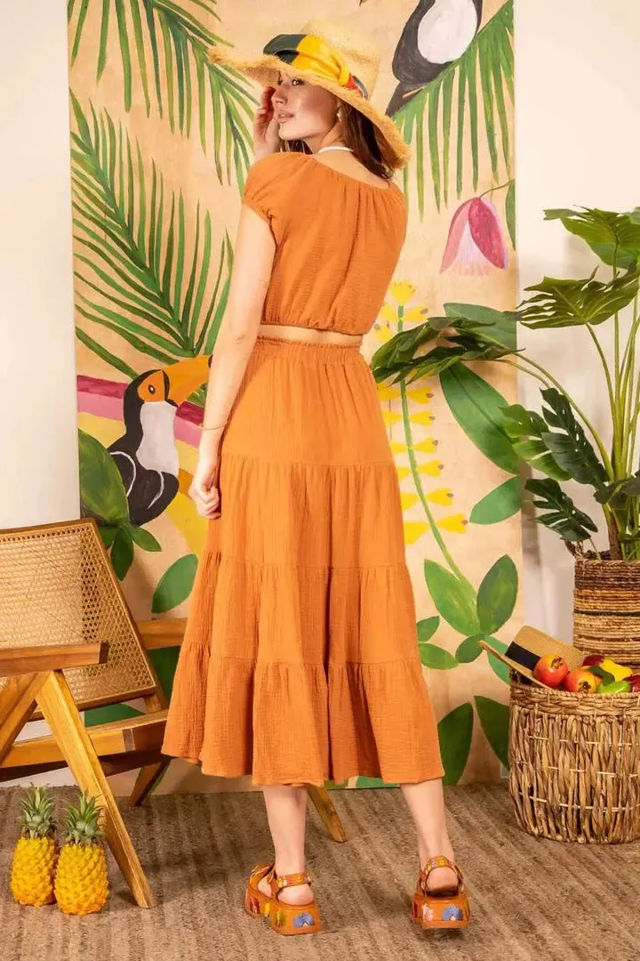 Blu Pepper Sunset Dreams Top | Effortless Elegance with a Chic Touch