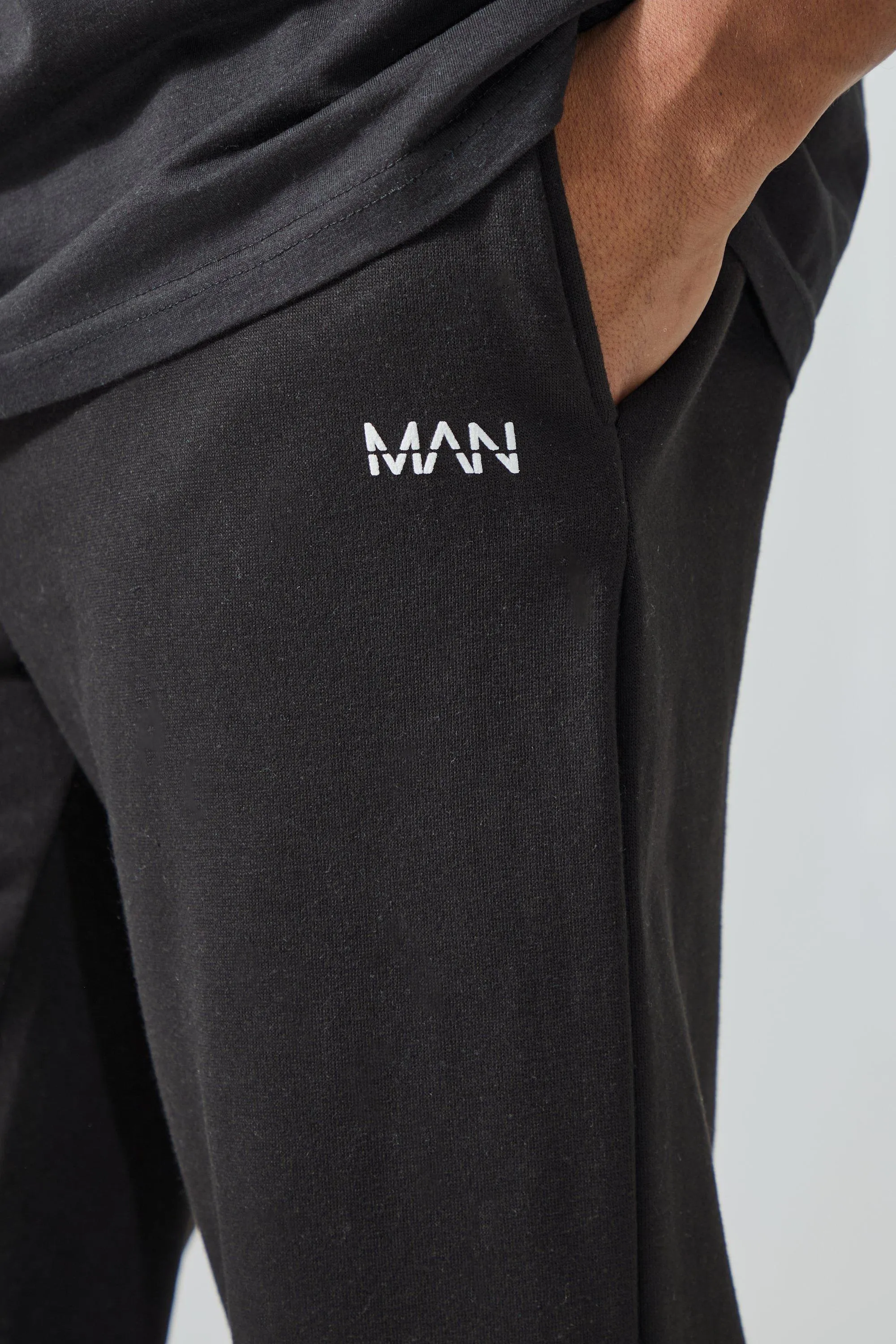 Boohoo Man Black Active Relaxed Man Dash Mens Jogger