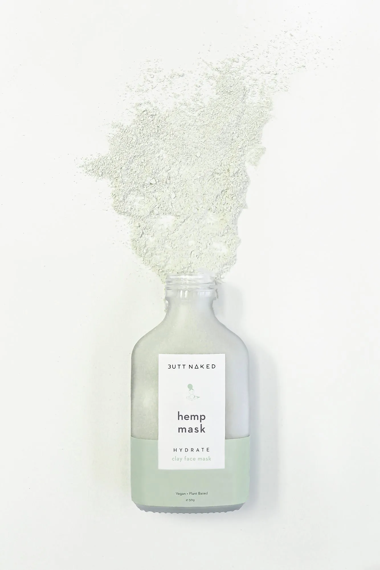 BUTT NAKED Hemp Clay Face Mask 50g