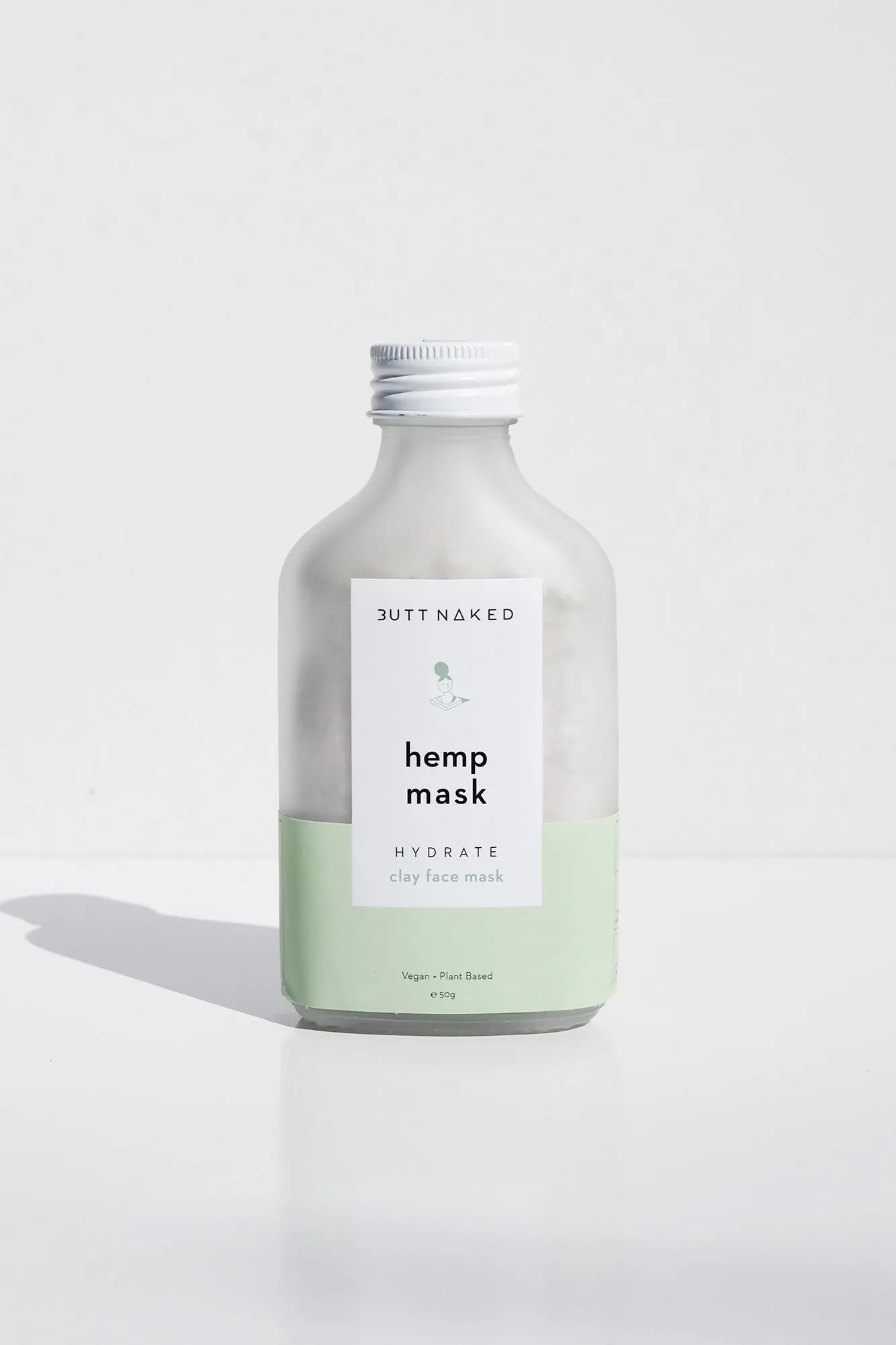 BUTT NAKED Hemp Clay Face Mask 50g