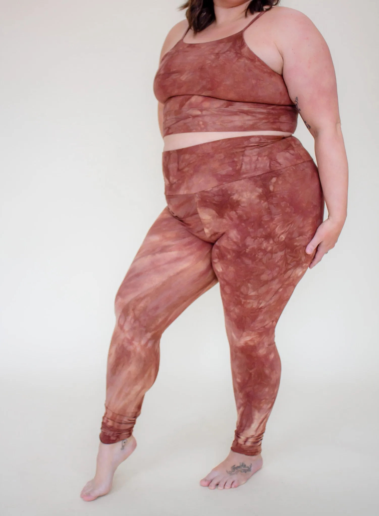 'Cocoa' Hemp/Cotton Leggings
