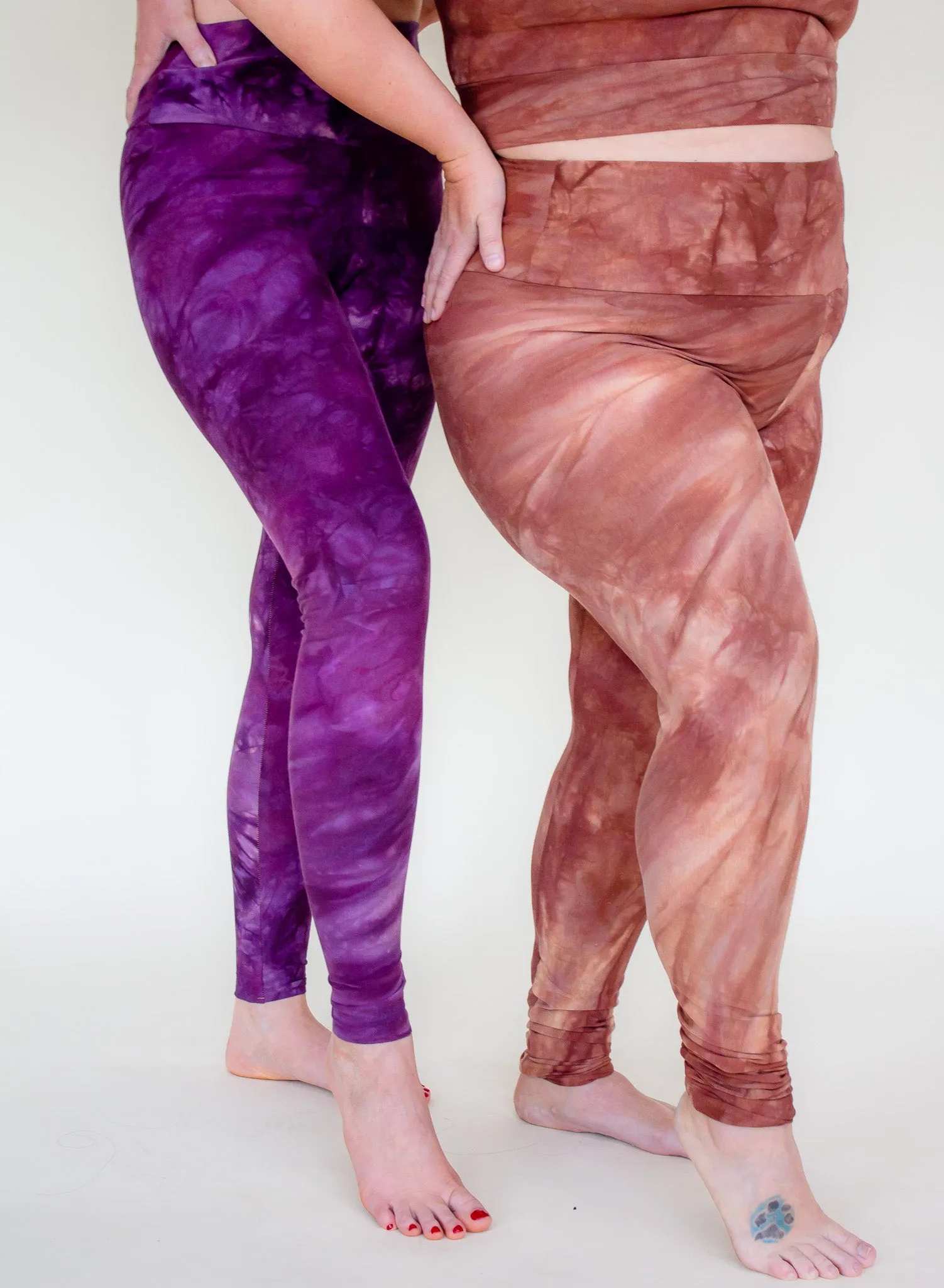 'Cocoa' Hemp/Cotton Leggings