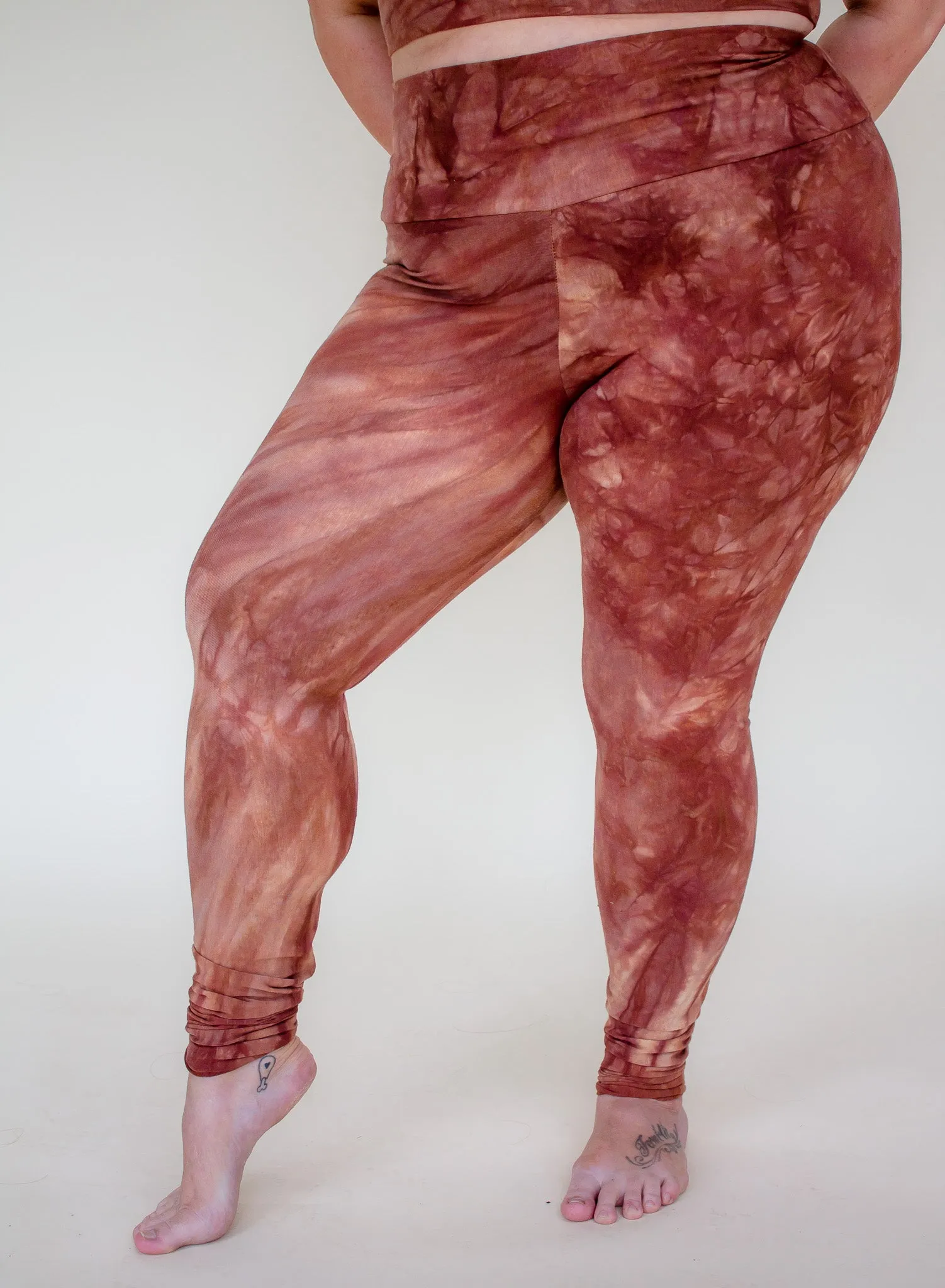 'Cocoa' Hemp/Cotton Leggings