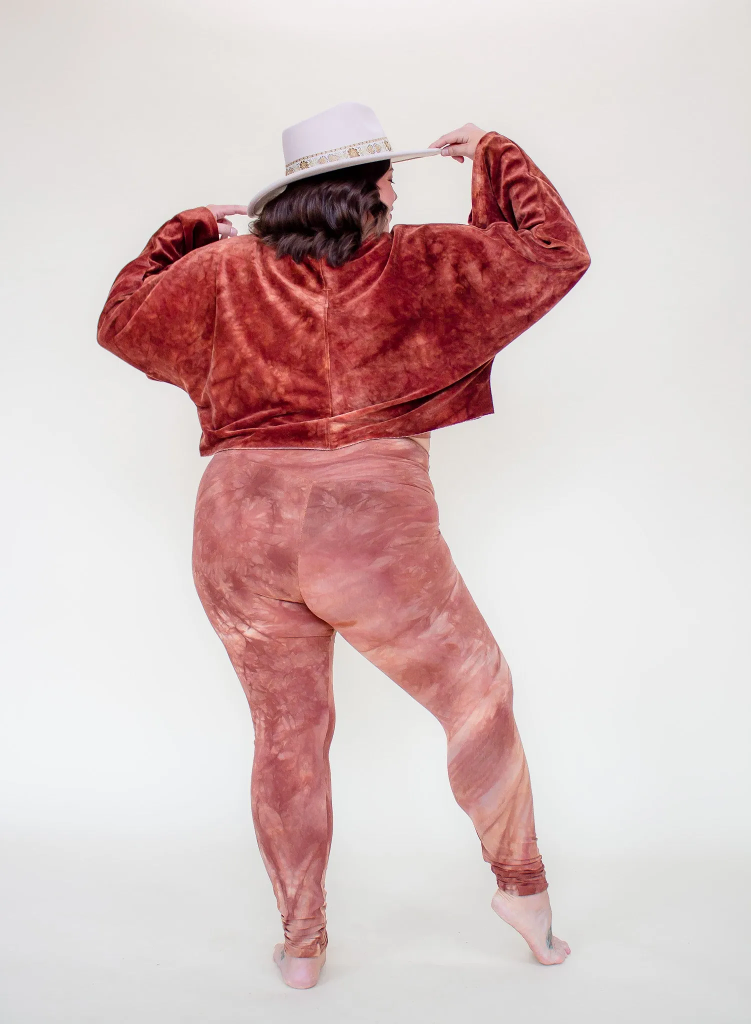 'Cocoa' Hemp/Cotton Leggings