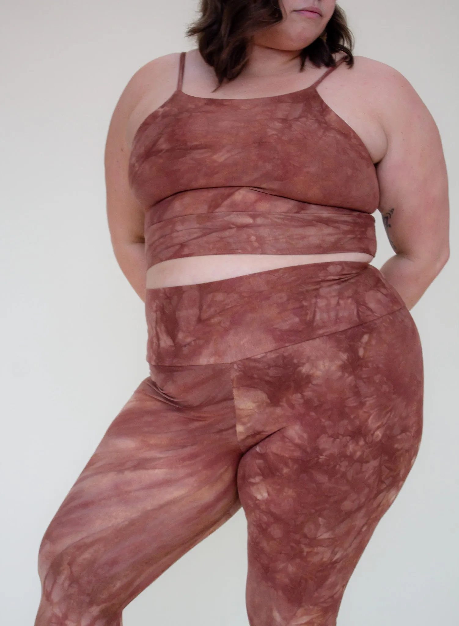'Cocoa' Hemp/Cotton Leggings