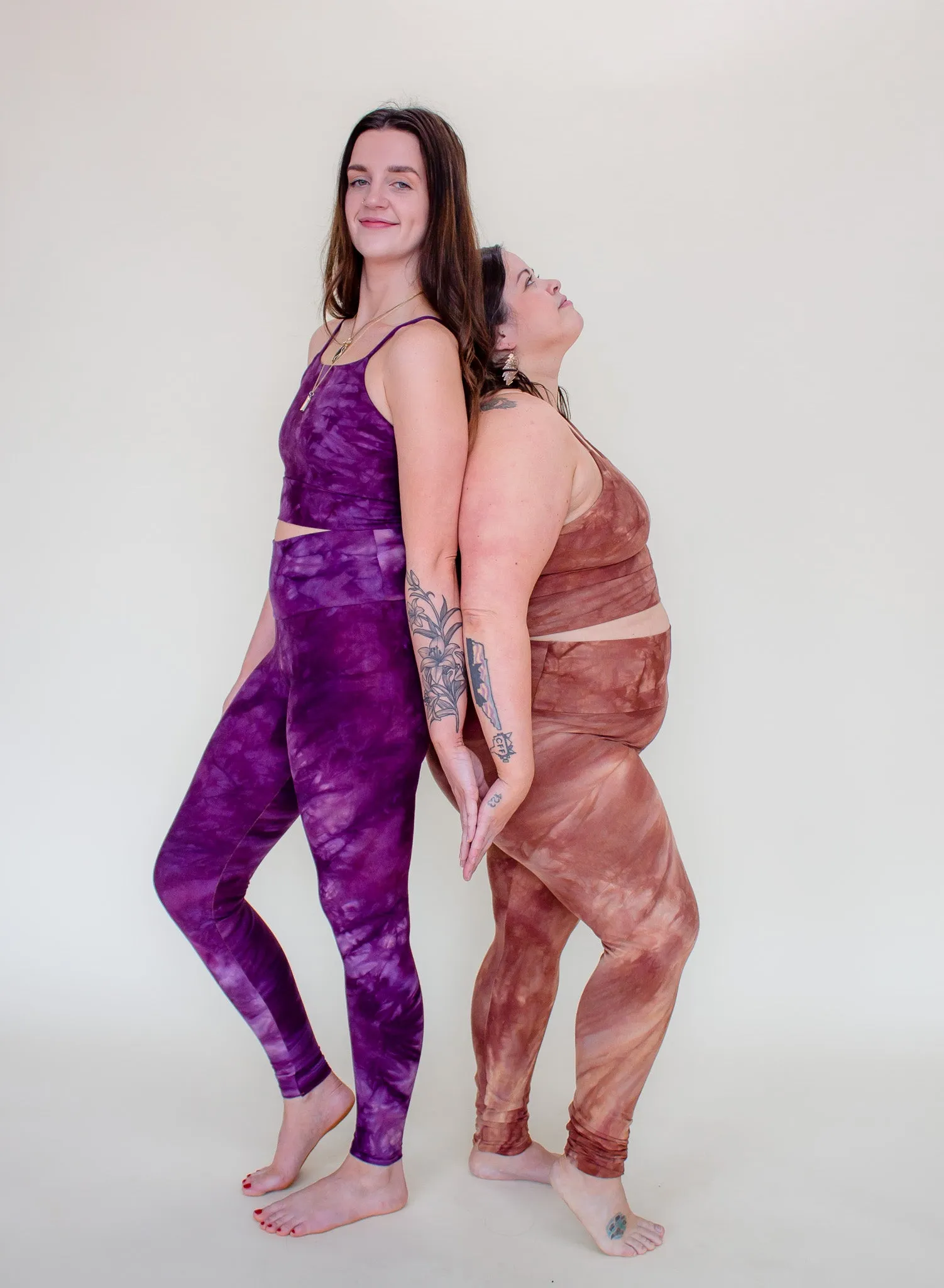 'Cocoa' Hemp/Cotton Leggings