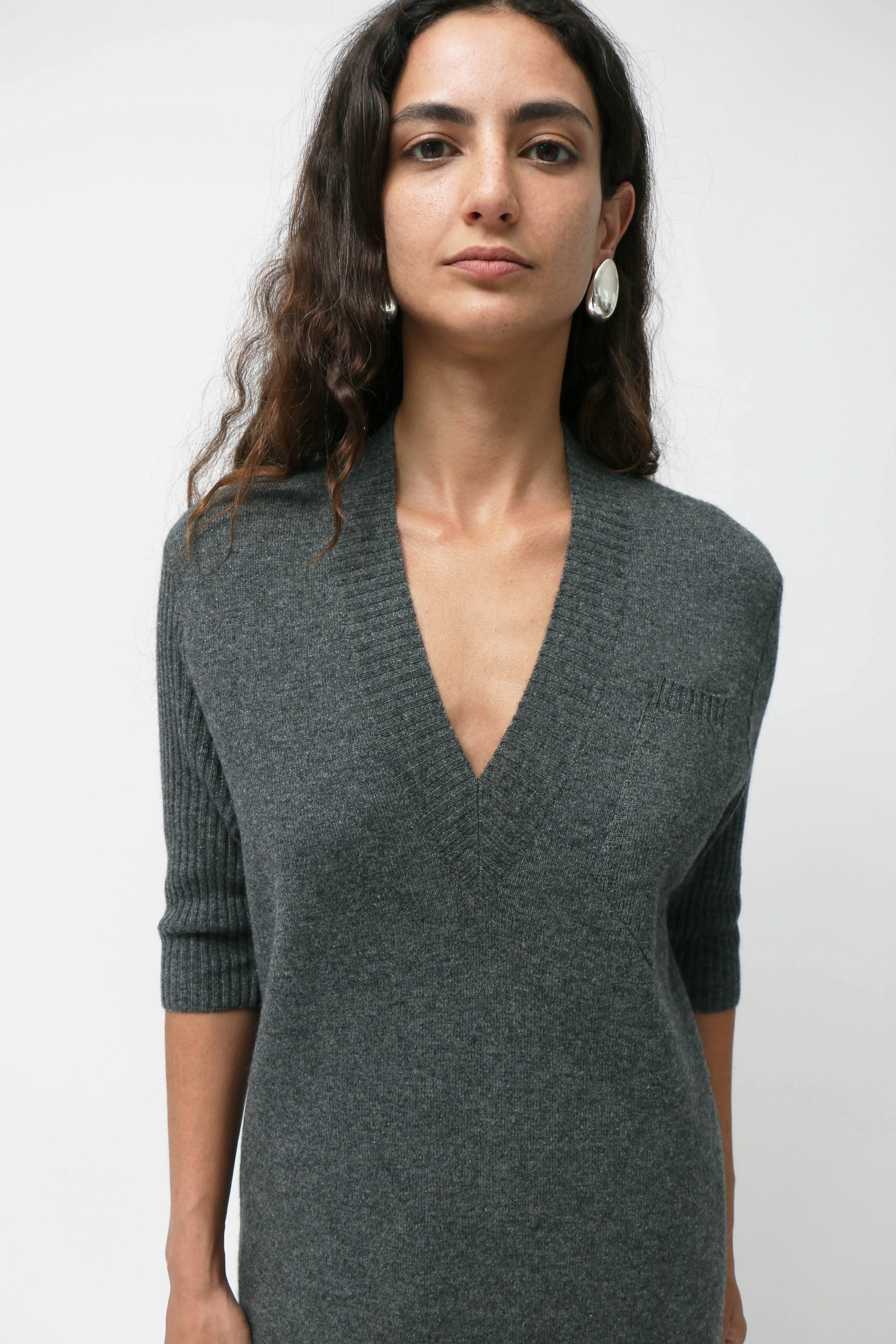 Grey Cashmere Dress