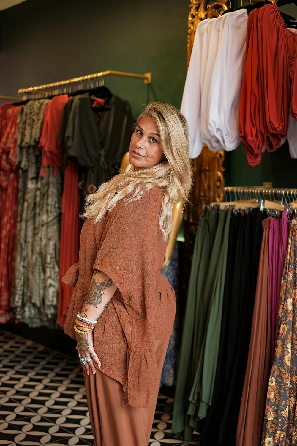 Hemp Flow Top - Coco
