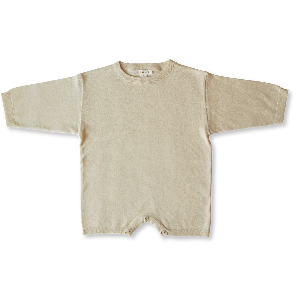 Hemp Oversized Playsuit- Lemonade