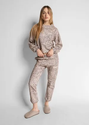 JOGGER -LEOPARD BEIGE