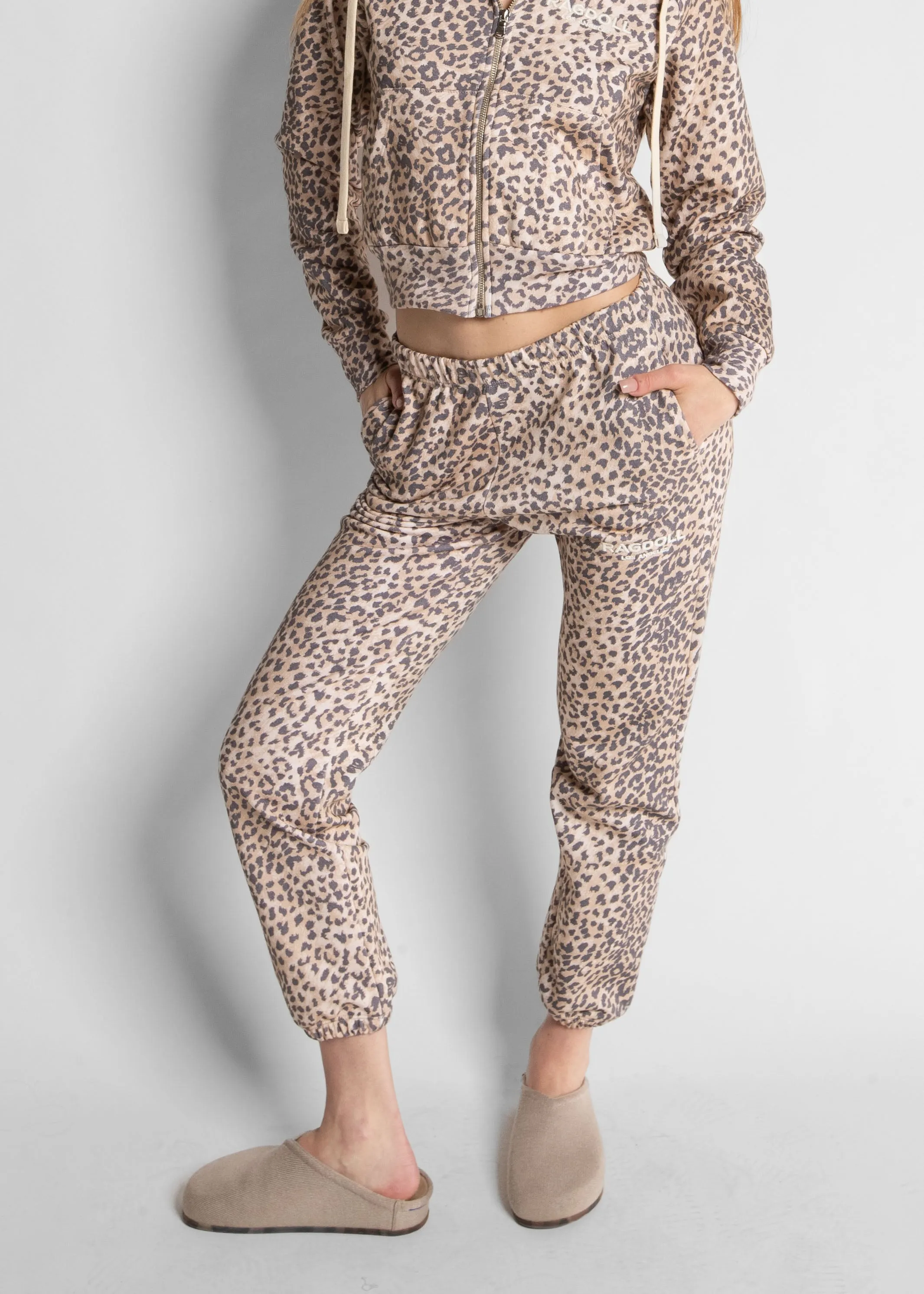 JOGGER -LEOPARD BEIGE