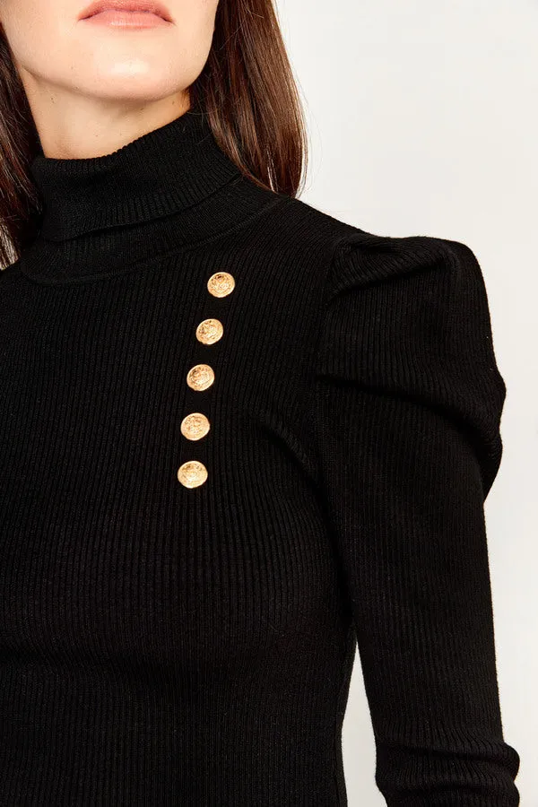 KNIT TURTLENECK SWEATER