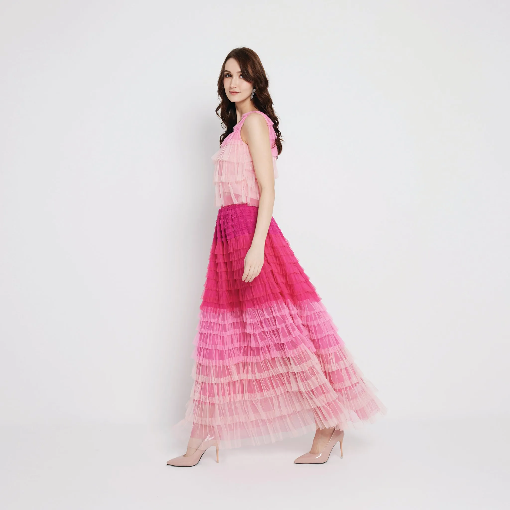 Layer Tulle Top