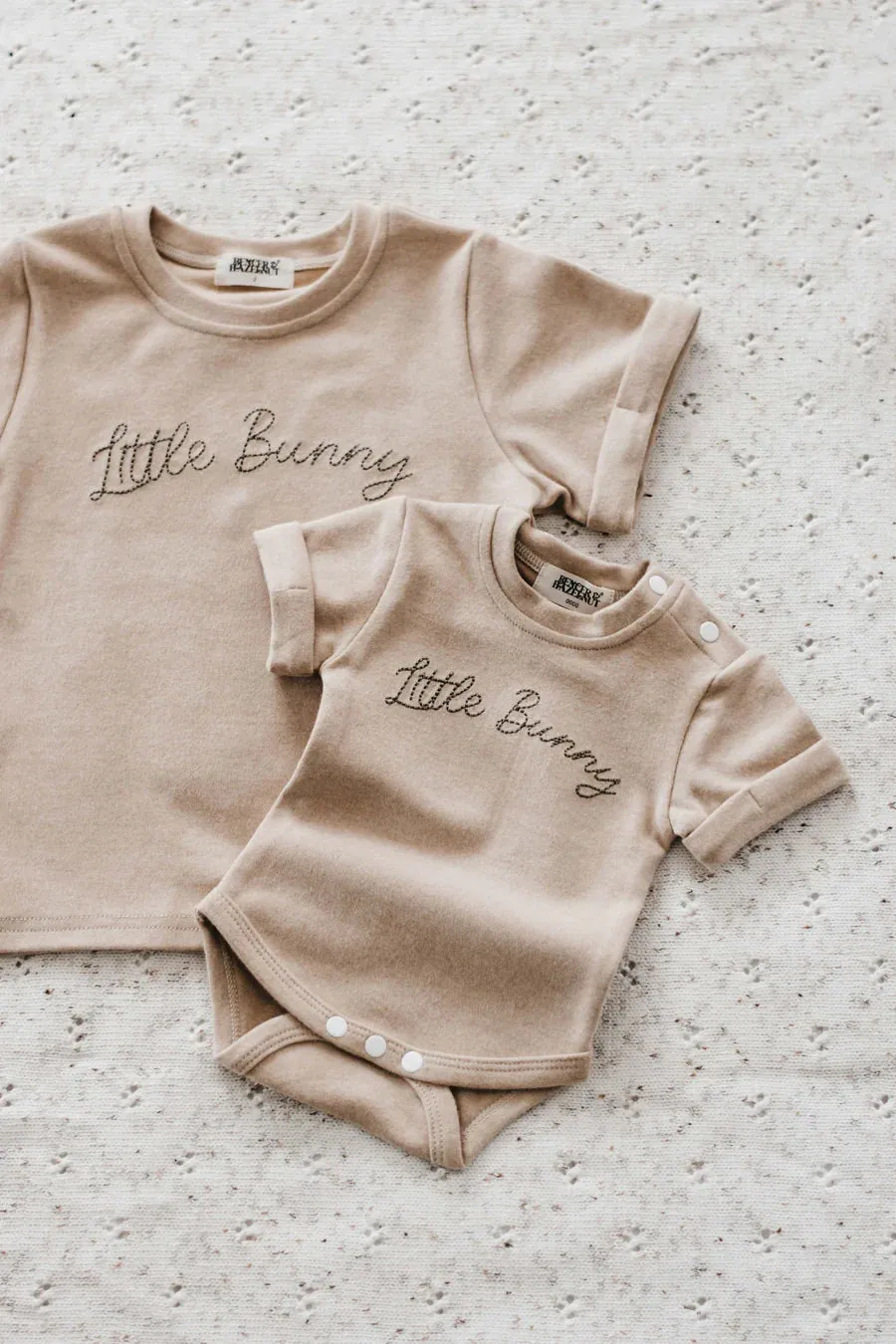 Little Bunny Embroidery Bodysuit
