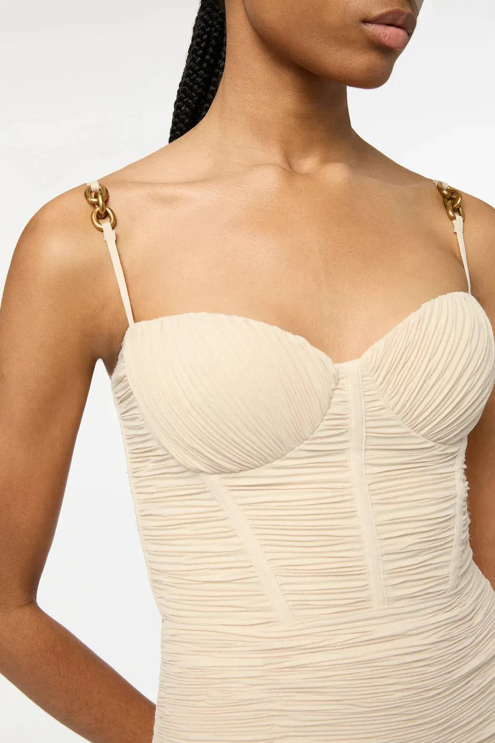 Manning Cartell - Double Time Pleat Dress in Nougat