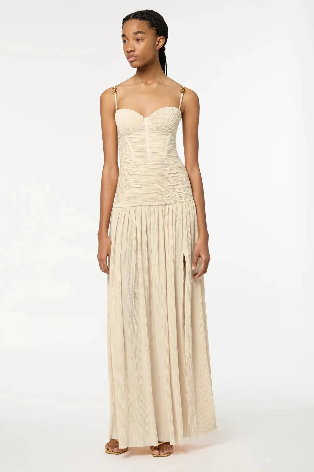 Manning Cartell - Double Time Pleat Dress in Nougat