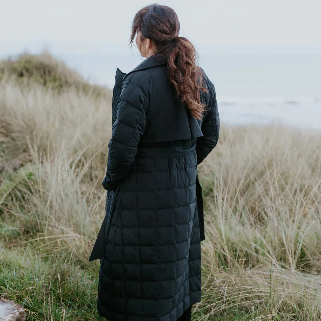 Moke: Maisey 90/10 Stretch Down Trench Coat