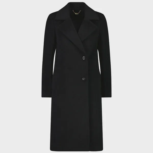 Moke: Rumour Woolen Coat - Black