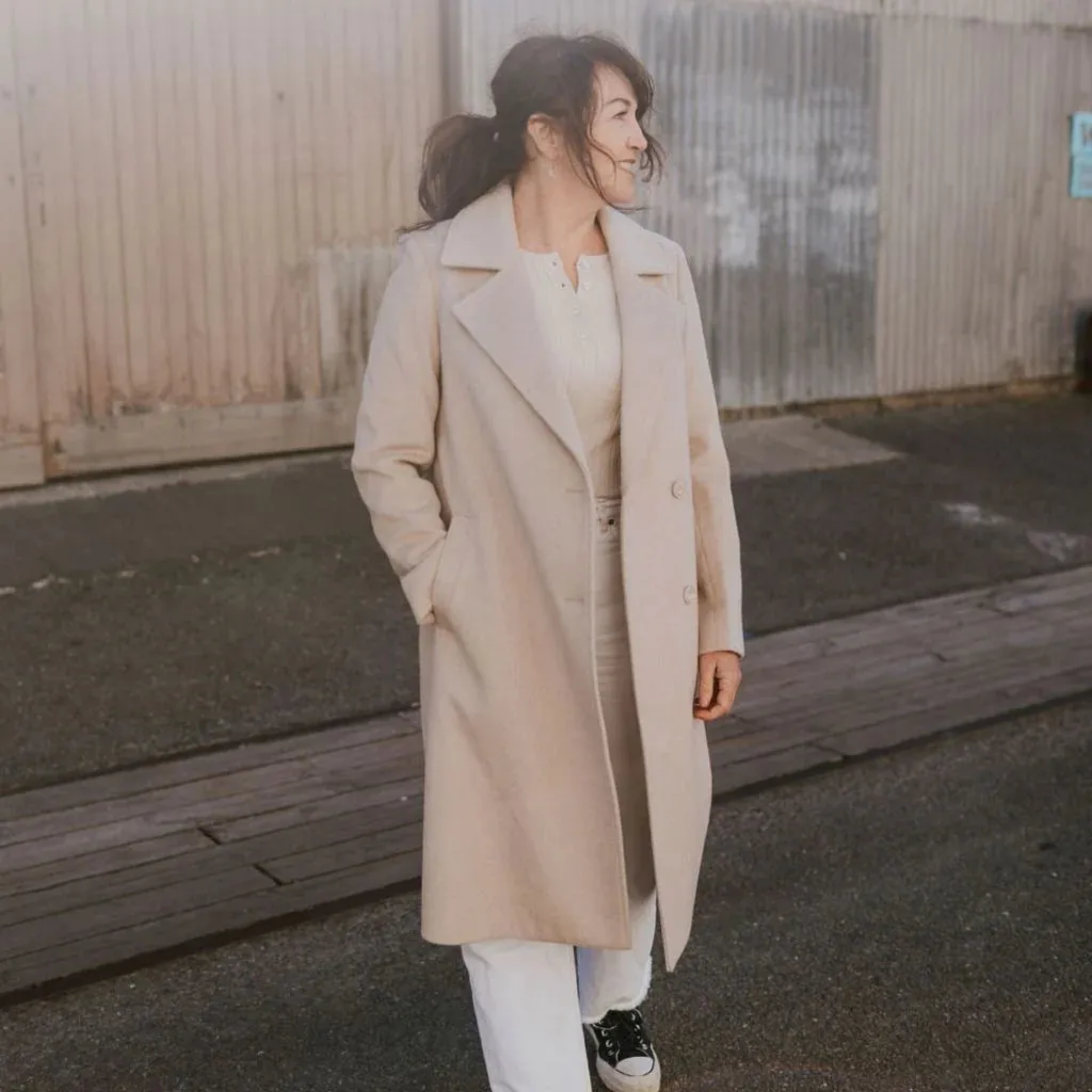 Moke: Rumour Woolen Coat - Oatmeal