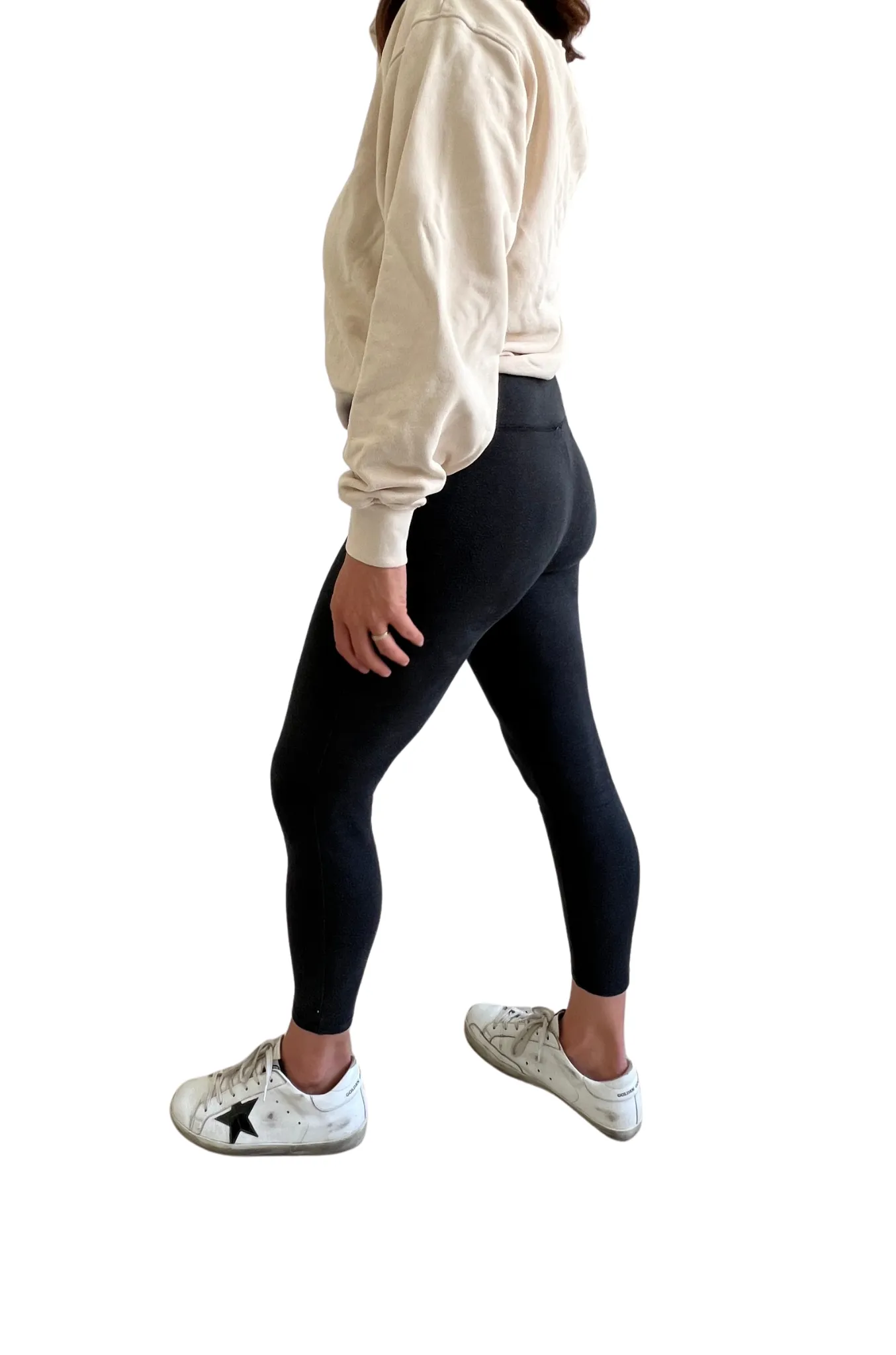 Organic Coastal Gray Midi Legging