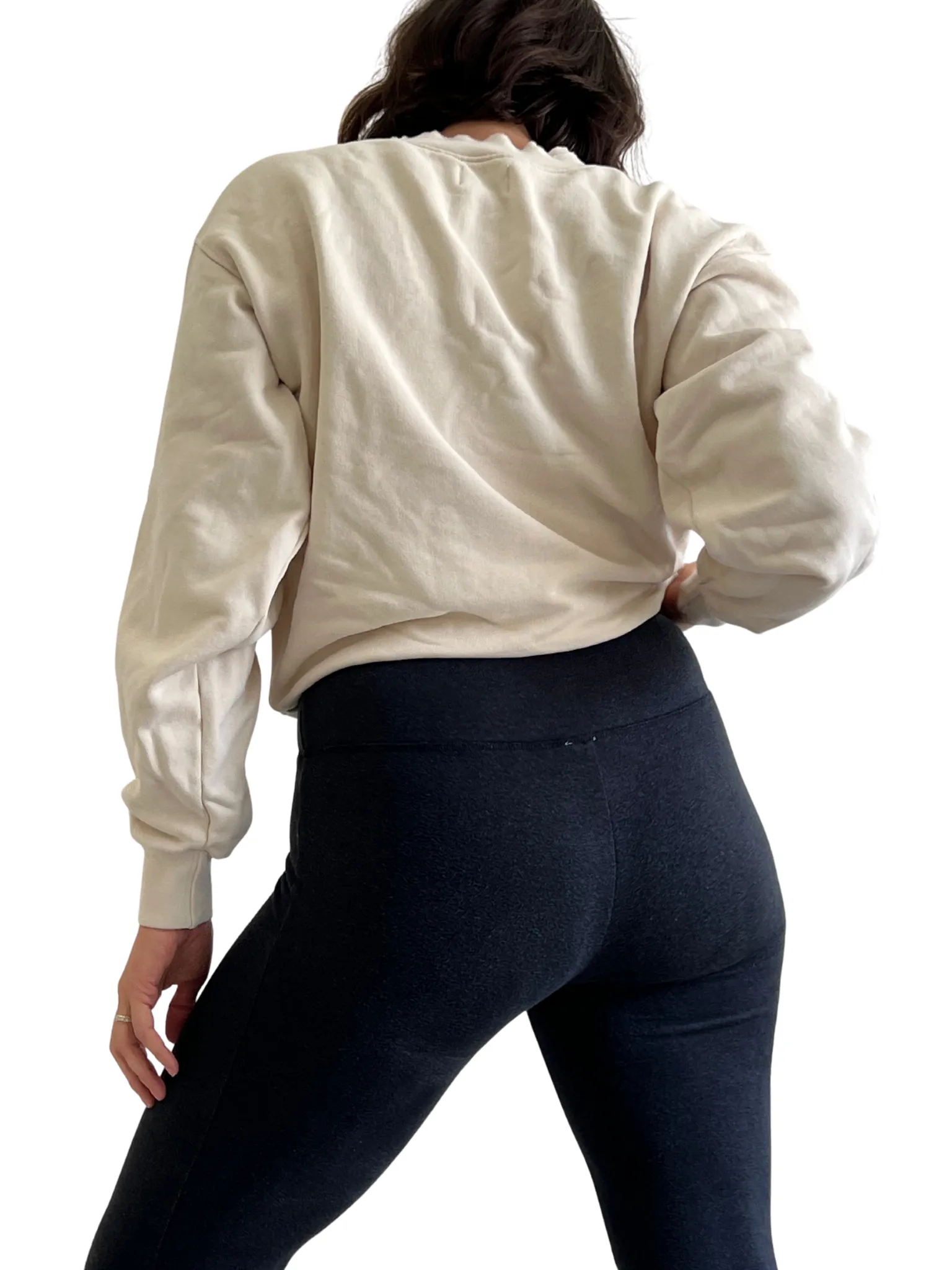 Organic Coastal Gray Midi Legging
