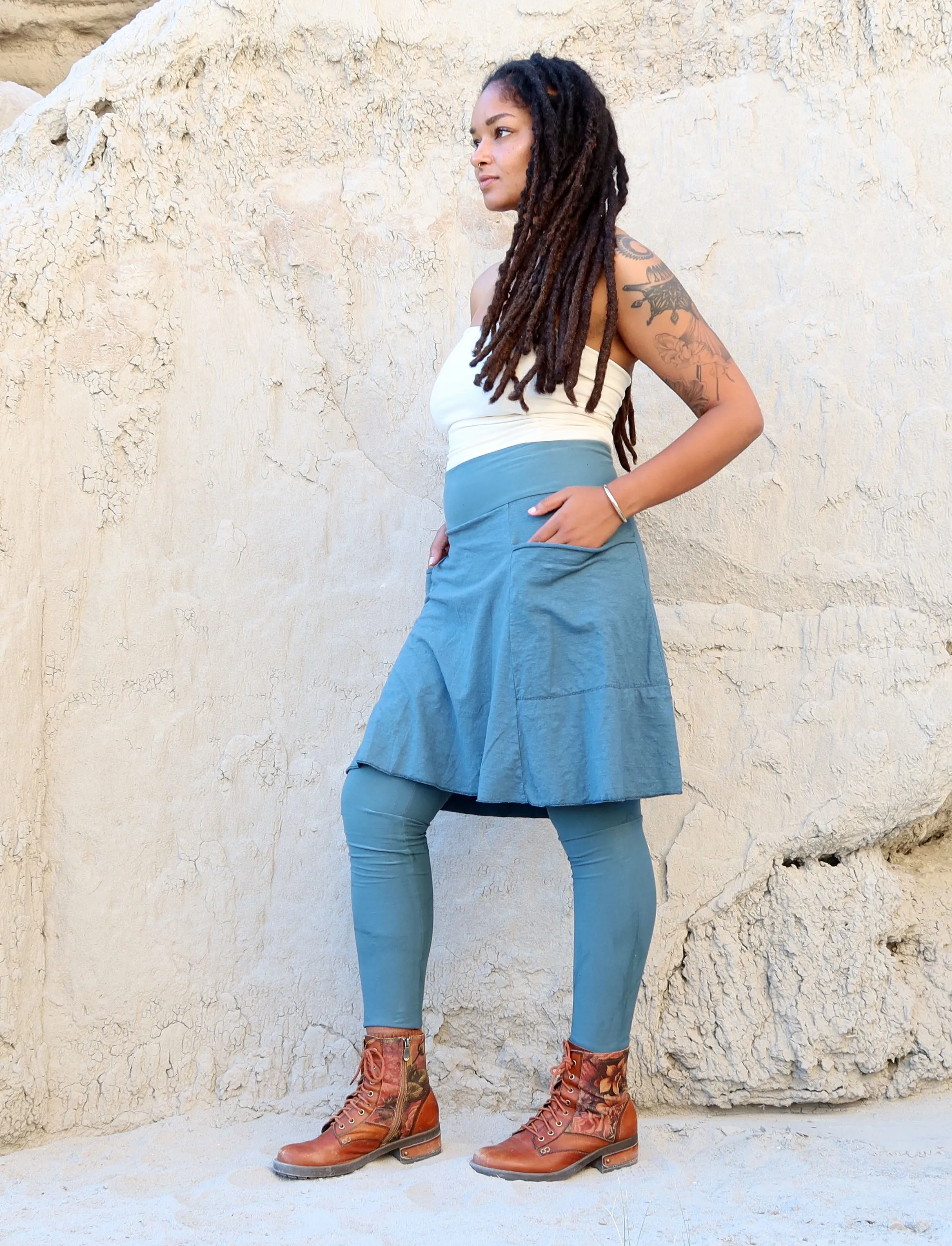 Perfect Pockets Short Skirted Pedal Leggings