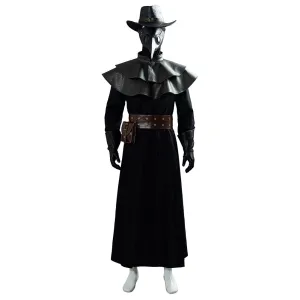 Plague Doctor Steampunk Bird Mask Cape Holloween Costume Cosplay Costume