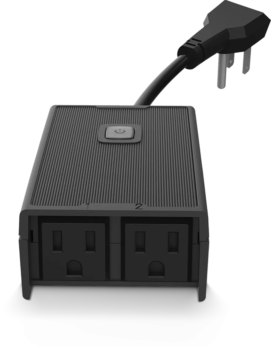 Smart Outdoor Plug, Two Independent Outlets, YoLink Hub Required