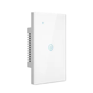 Smart Wall Touch Light Switch Wi-Fi Mobile App Control Alexa, Google Assistant Compatible No Hub Required
