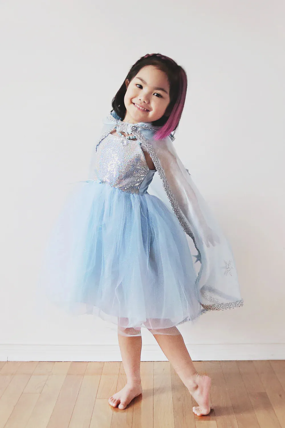 Snow Queen Cape, Blue Silver
