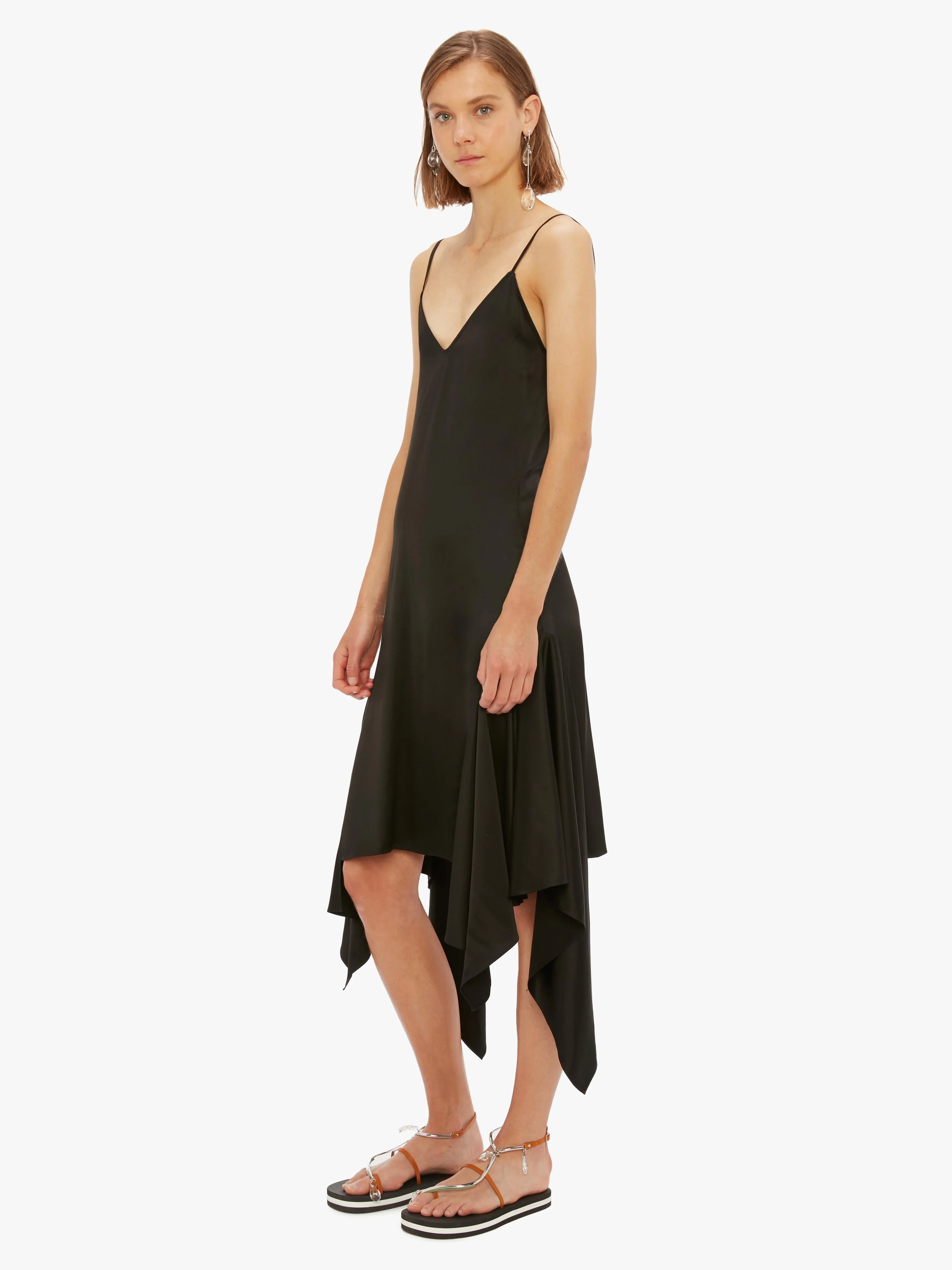 Tabs Slip Dress