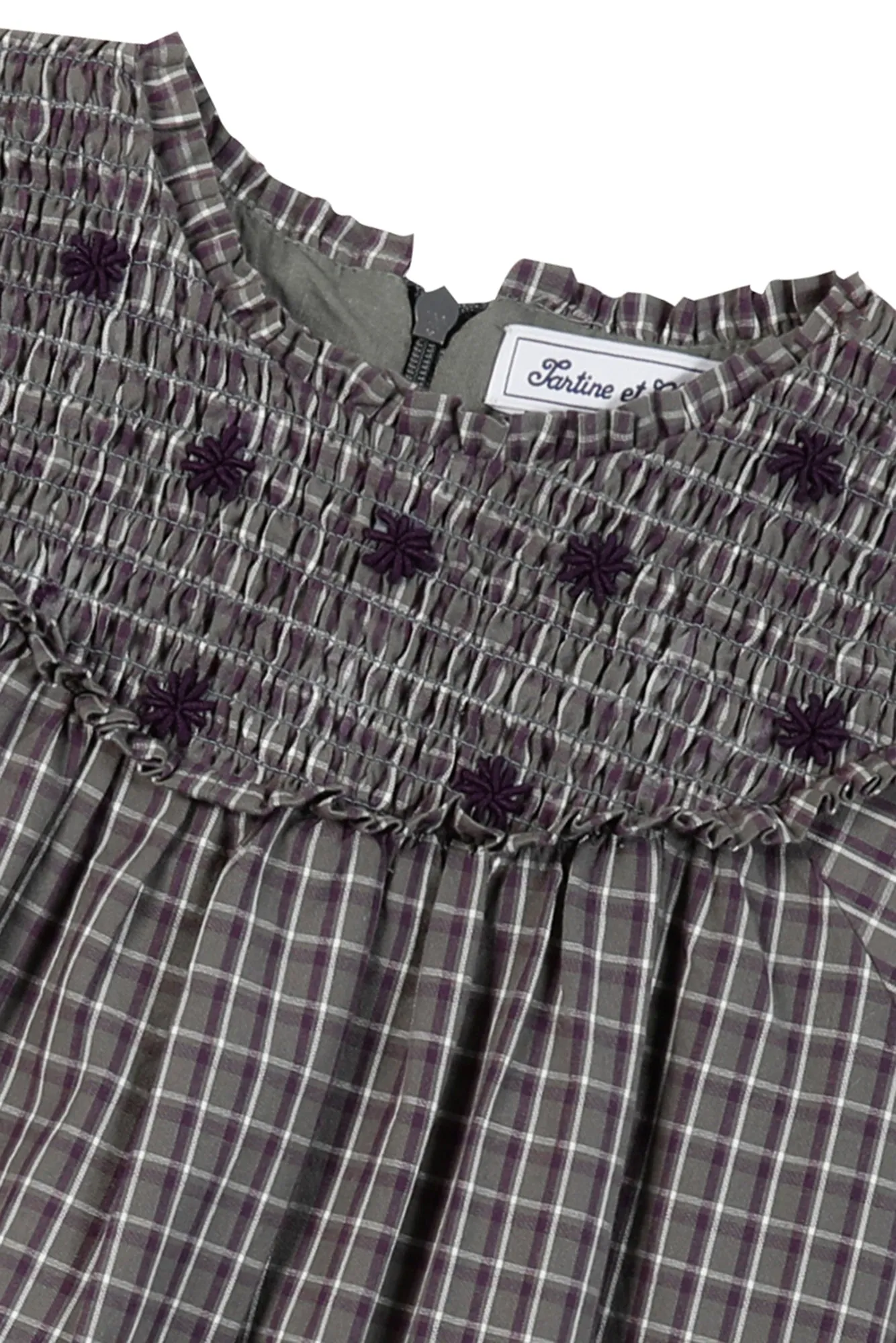 Tartine et Chocolat Dress - Aubergine