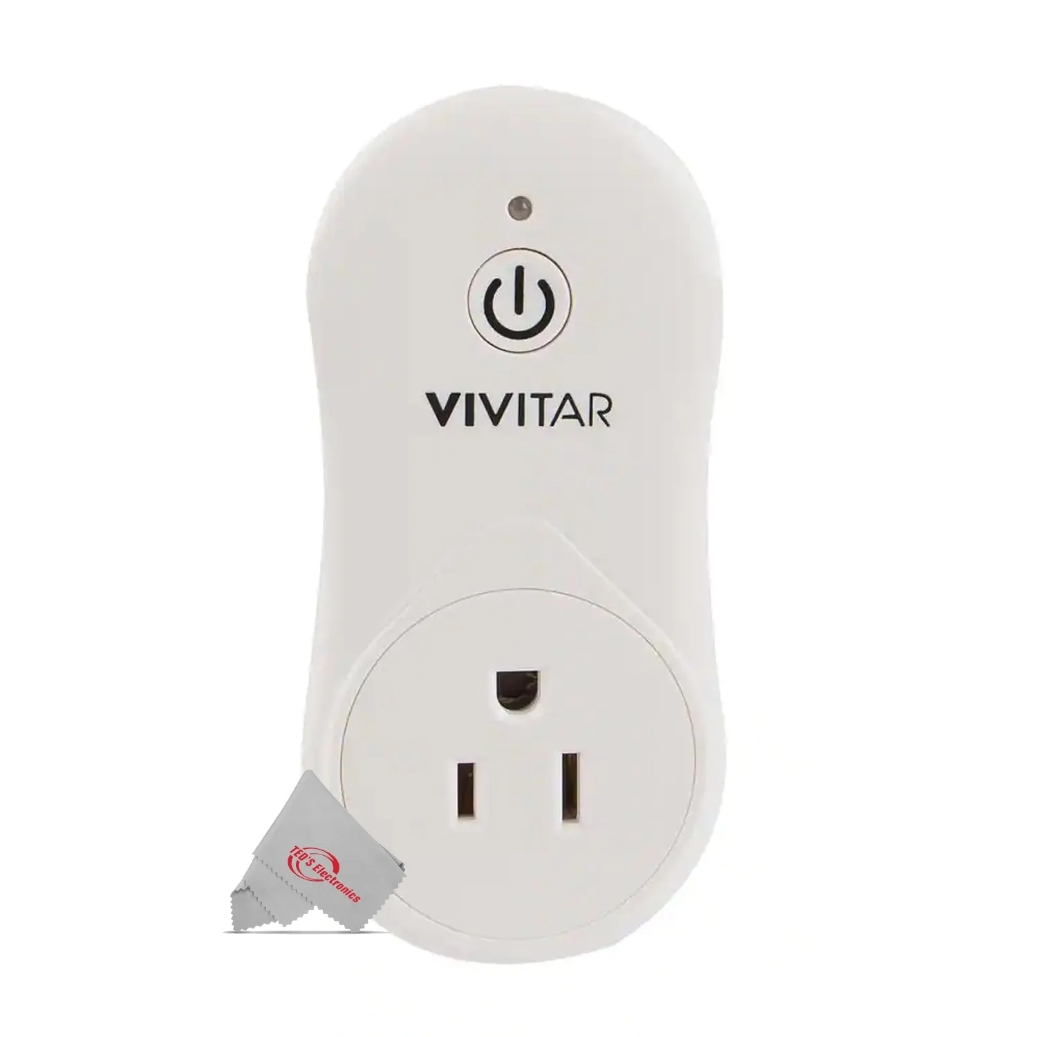 Vivitar Smart Home Wi-Fi Outlet   USB Port Compatible with Alexa and Google Home - No Hub Required