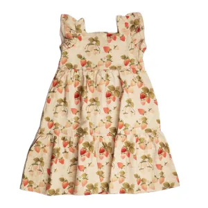 Walkiddy Muslin Dress Strawberry Garden
